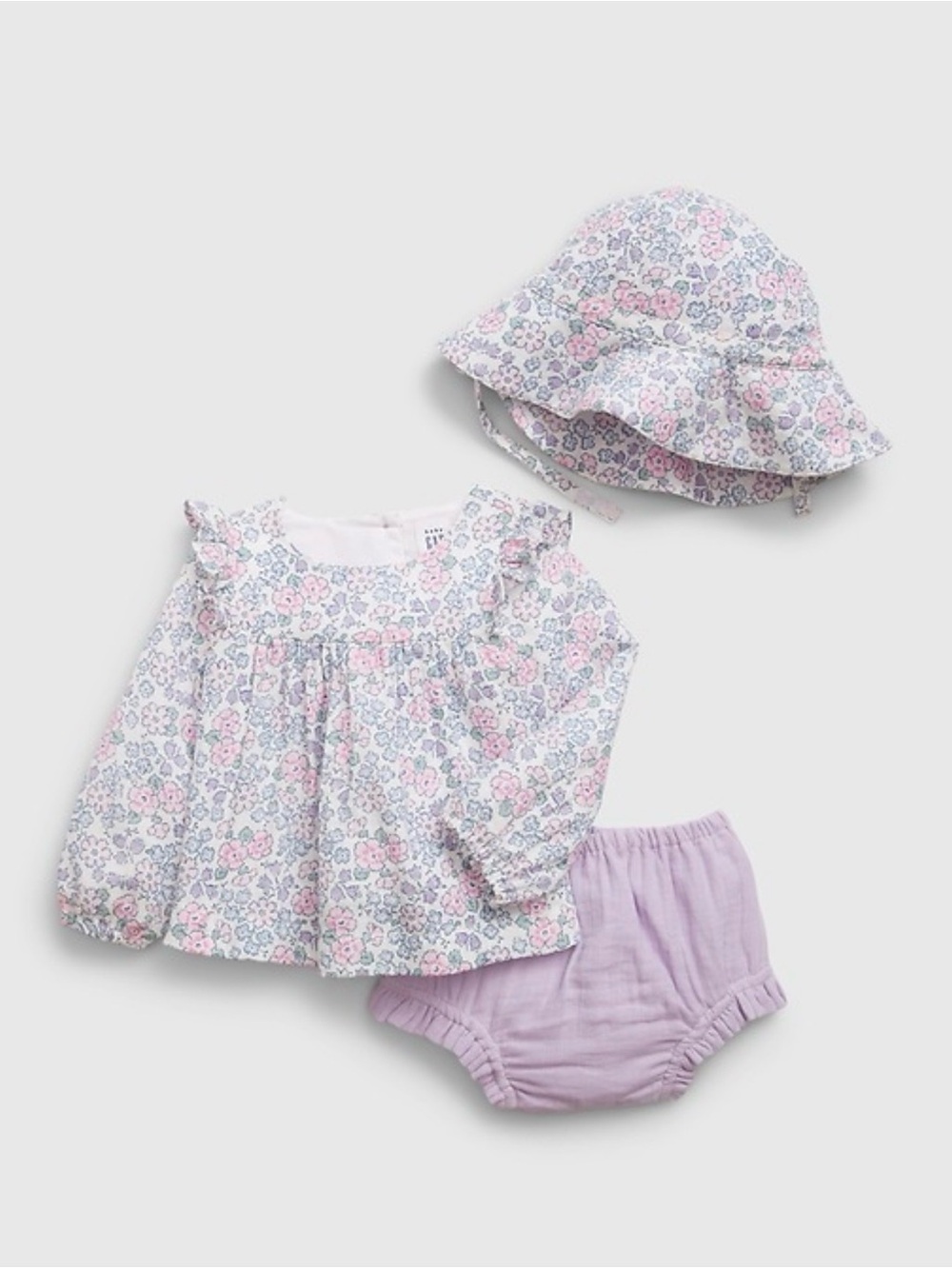 Baby Gap Crinkle Gauze Three-Piece Outfit Set Size 12-18 months